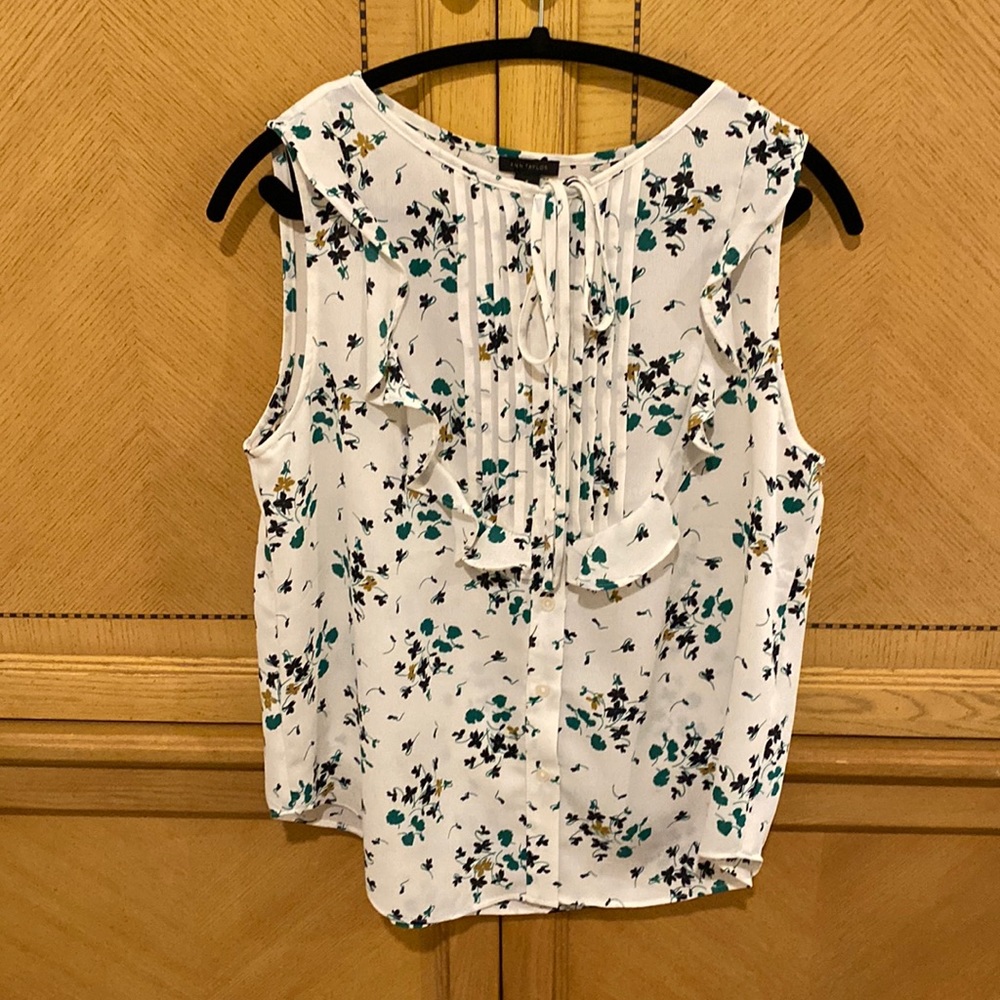 Never worn. Ann Taylor she’ll top.